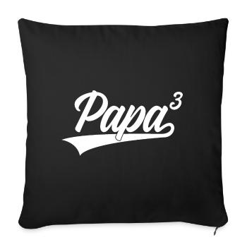 DAD HIGH 3 TRIPLE DAD - Sofa pillowcase 17,3'' x 17,3'' (45 x 45 cm) - black - Front