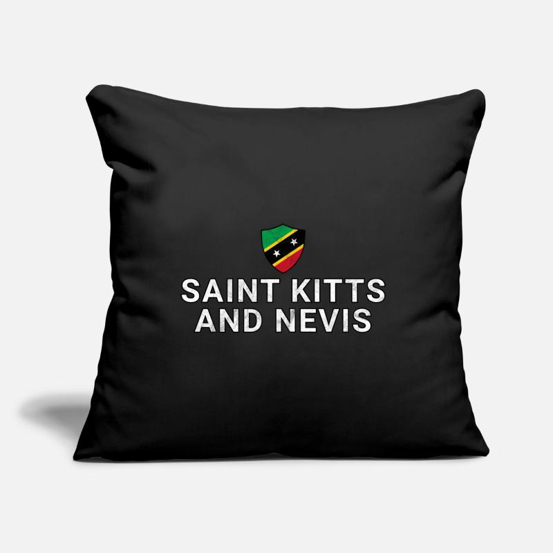 Saint Kitts and Nevis Sofa pillowcase 17,3'' x 17,3'' (45 x 45 cm)