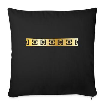 Rune Symbol Geschenk Ornament ethnisch Spirit Art - Sofakissenbezug 45 x 45 cm - Schwarz - Vorne