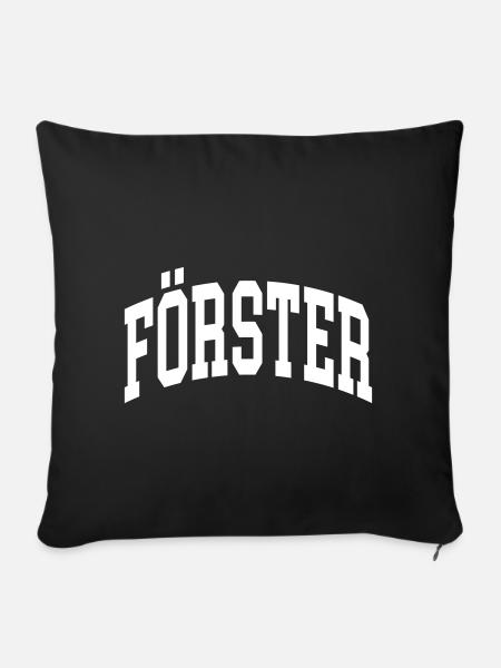 Förster - Sofakissenbezug 45 x 45 cm - Schwarz