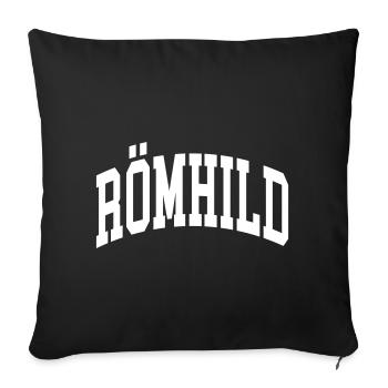 Römhild - Sofa pillowcase 17,3'' x 17,3'' (45 x 45 cm) - black - Front