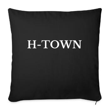 Hanovre H-Ville - Housse de coussin décorative 45 x 45 cm - noir - Devant