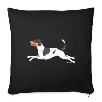 brasilianterrieri4 - Housse de coussin décorative 45 x 45 cm - noir - Devant