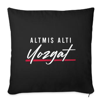 Yozgat 66 Turkey Turkiye gift holiday TR Türk - Sofa pillowcase 17,3'' x 17,3'' (45 x 45 cm) - black - Front