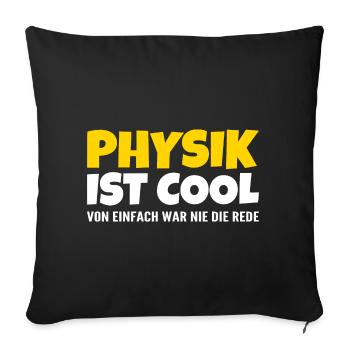 theoretischer physiker physik cool geschenkidee - Sofakissenbezug 45 x 45 cm - Schwarz - Vorne