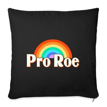 1973 Pro Roe - Housse de coussin décorative 45 x 45 cm - noir - Devant