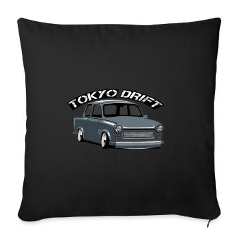 Tokyo Drift - Cult  - Sofa pillowcase 17,3'' x 17,3'' (45 x 45 cm) - black - Front
