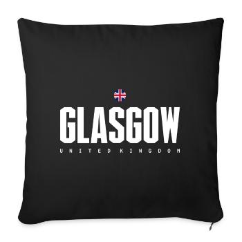 Glasgow - Housse de coussin décorative 45 x 45 cm - noir - Devant
