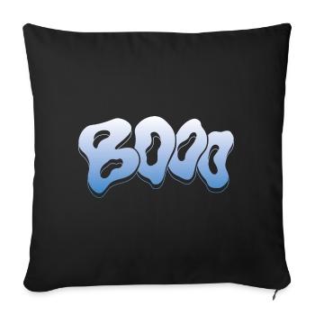 Fantôme effrayant - Housse de coussin décorative 45 x 45 cm - noir - Devant