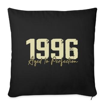 Original 1996 Retro 1996 Birthday Gift 1996 - Sofa pillowcase 17,3'' x 17,3'' (45 x 45 cm) - black - Front