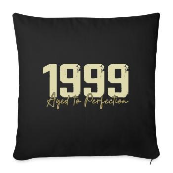 Original 1999 Retro 1999 Birthday Gift 1999 - Sofa pillowcase 17,3'' x 17,3'' (45 x 45 cm) - black - Front