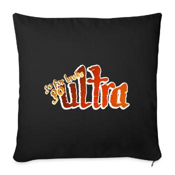 Go For Broke Go Ultra - Sofa pillowcase 17,3'' x 17,3'' (45 x 45 cm) - black - Front