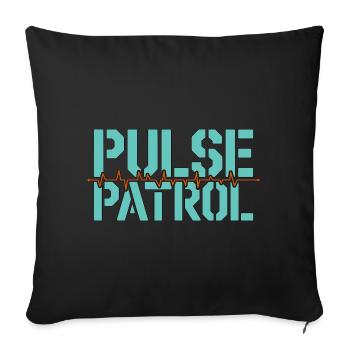 Cardiac Tech Pulse Patrol Pacemaker Technician - Sofa pillowcase 17,3'' x 17,3'' (45 x 45 cm) - black - Front