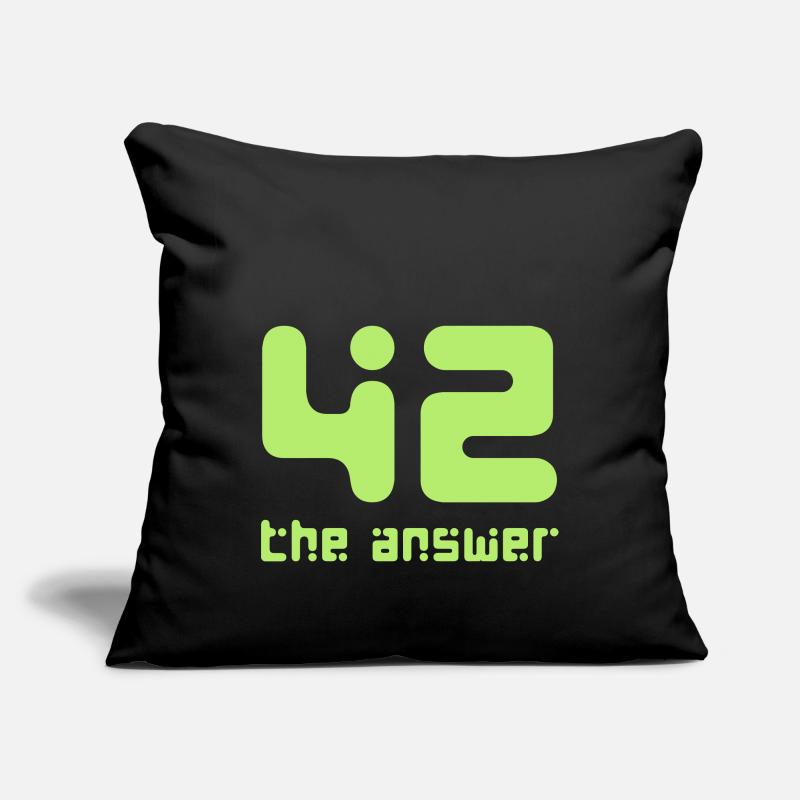 42, the Answer Answer Galaxy Science Fiction UFO Sofa pillowcase 17,3'' x 17,3'' (45 x 45 cm)