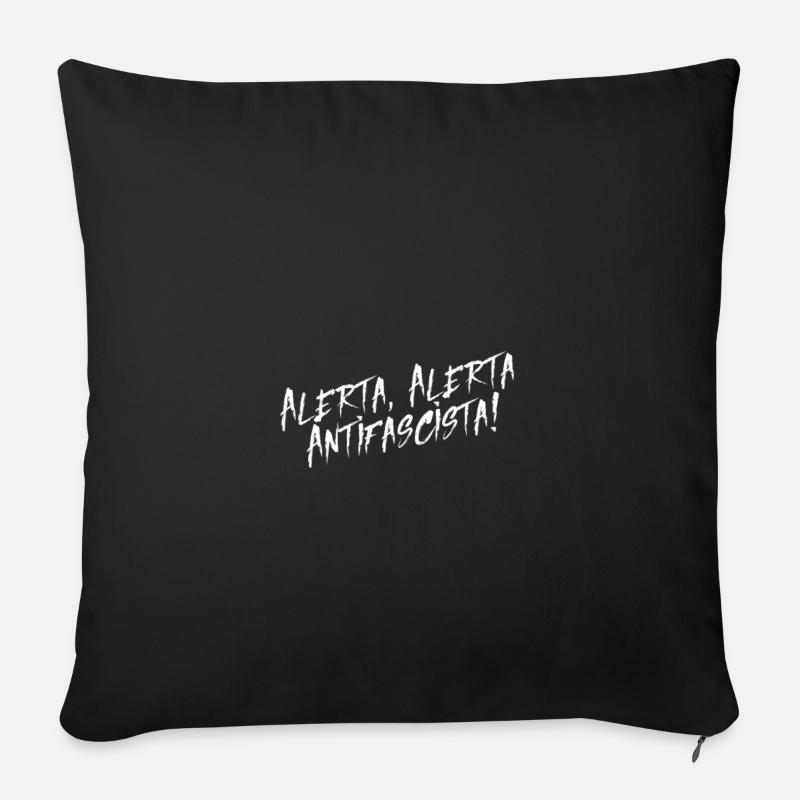 alerta - Sofakissenbezug 45 x 45 cm - Schwarz