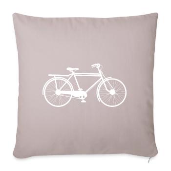 Bike - Sofa pillowcase 17,3'' x 17,3'' (45 x 45 cm) - light taupe - Front