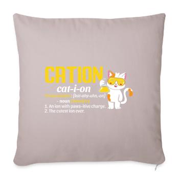 T-shirt Smart Mathematics de l’Université des Sciences - Housse de coussin décorative 45 x 45 cm - taupe clair - Devant
