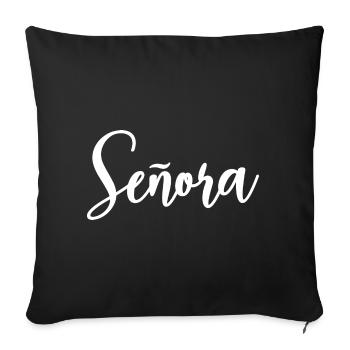 Señora Engagement Bride To Be Wedding Party - Sofa pillowcase 17,3'' x 17,3'' (45 x 45 cm) - black - Front