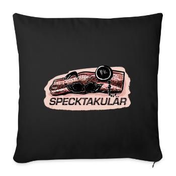 Spektakulär - Sofakissenbezug 45 x 45 cm - Schwarz - Vorne