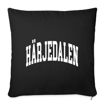Härjedalen - Sofa pillowcase 17,3'' x 17,3'' (45 x 45 cm) - black - Front