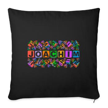 JOACHIM colourful cubes - Sofakissenbezug 45 x 45 cm - Schwarz - Vorne