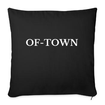 Offenbach - Housse de coussin décorative 45 x 45 cm - noir - Devant