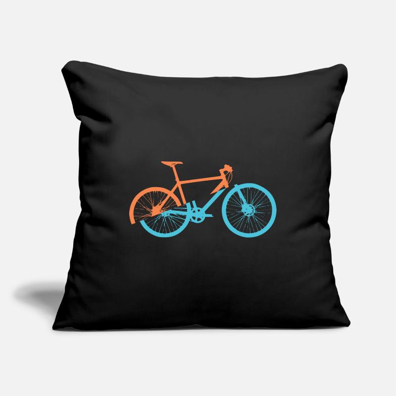 Conception dynamique du vélo Housse de coussin décorative 45 x 45 cm