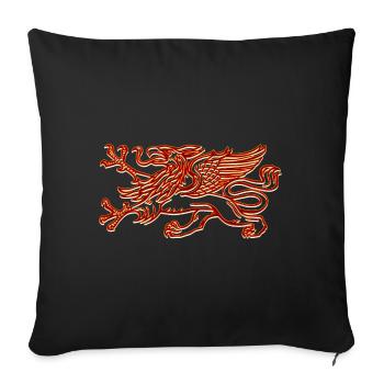 Rostock - Greif - Sofakissenbezug 45 x 45 cm - Schwarz - Vorne