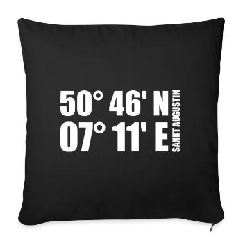 Coordonnées de Sankt Augustin - Housse de coussin décorative 45 x 45 cm - noir - Devant