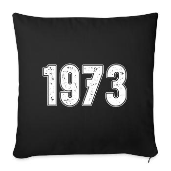 1973 Pro Roe - Housse de coussin décorative 45 x 45 cm - noir - Devant