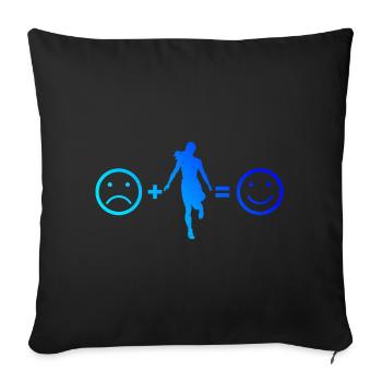 Shuffle Girl Shuffledancer Men's Shuffle Boy - Sofa pillowcase 17,3'' x 17,3'' (45 x 45 cm) - black - Front