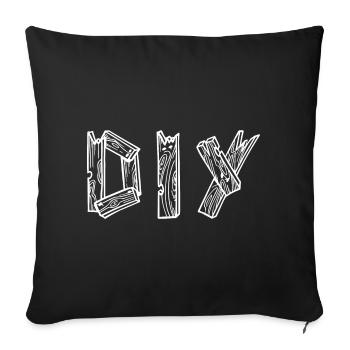 BRICOLAGE - faites-le vous-même - Housse de coussin décorative 45 x 45 cm - noir - Devant