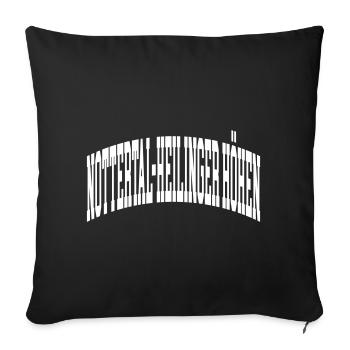 Nottertal-Heilinger Heights - Sofa pillowcase 17,3'' x 17,3'' (45 x 45 cm) - black - Front