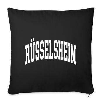 Rüsselsheim - Sofa pillowcase 17,3'' x 17,3'' (45 x 45 cm) - black - Front
