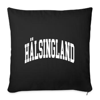 Hälsingland - Sofa pillowcase 17,3'' x 17,3'' (45 x 45 cm) - black - Front