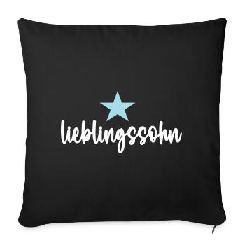 Fils préféré Meilleurs fils Fils préférés Enfant Fils - Housse de coussin décorative 45 x 45 cm - noir - Devant
