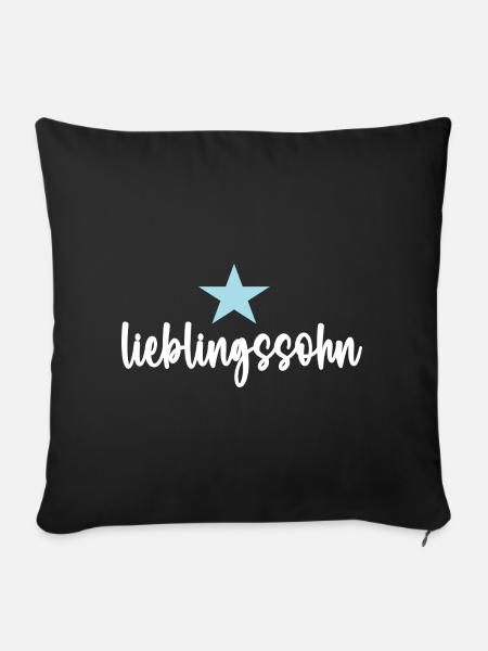 Lieblingssohn Beste Söhne Lieblingssöhne Kind Sohn - Pudebetræk 45 x 45 cm - sort