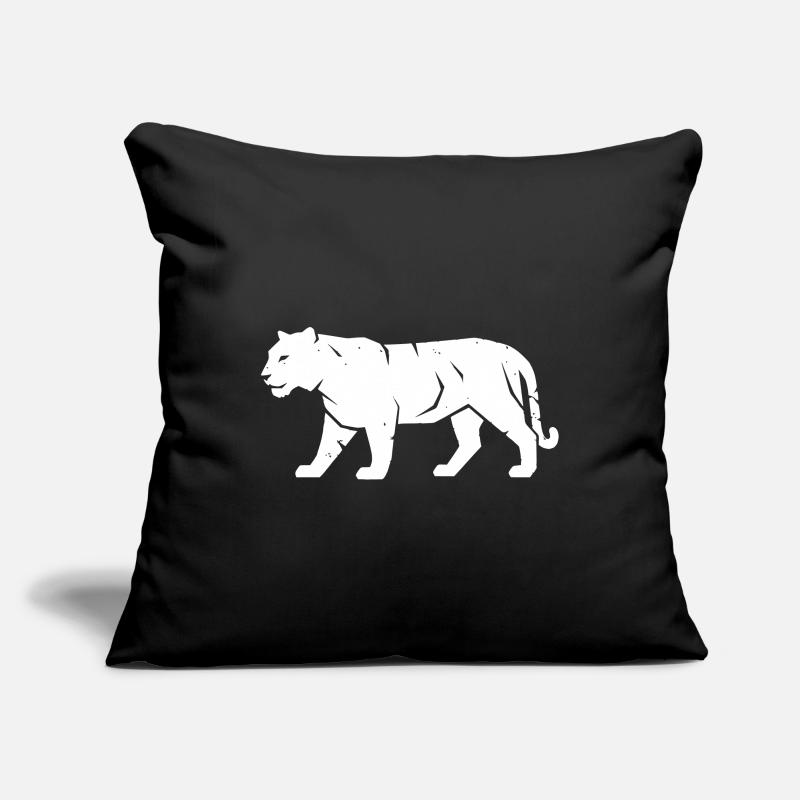 Tiger Walking Stripe Wilderness Vector Sofa pillowcase 17,3'' x 17,3'' (45 x 45 cm)