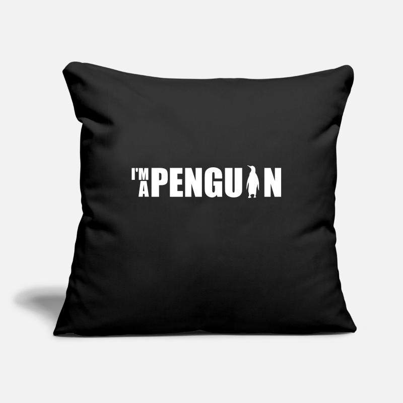 Ich bin ein Pinguin Sofakissenbezug 45 x 45 cm