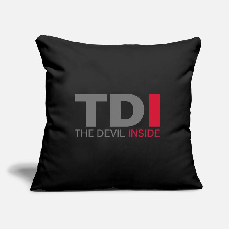 TDI The Devil inside Housse de coussin décorative 45 x 45 cm