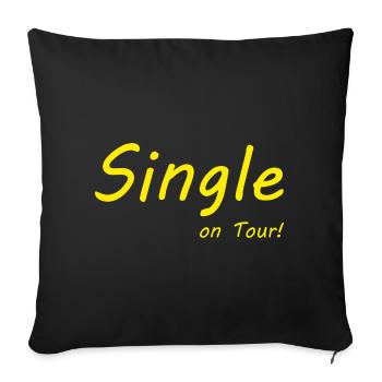 Simple en tournée - Housse de coussin décorative 45 x 45 cm - noir - Devant
