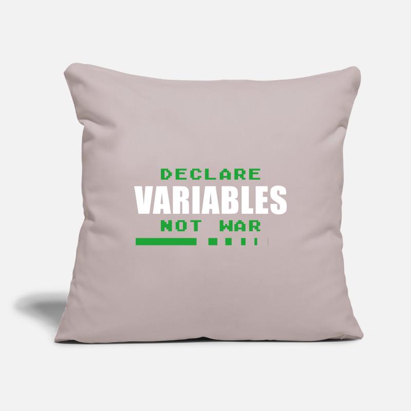 Programmer Geek Computer Programming Coder L Sofa pillowcase 17,3'' x 17,3'' (45 x 45 cm)