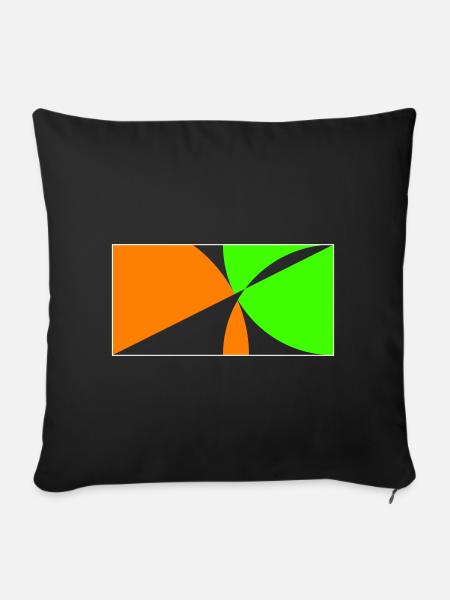 Am Ball bleiben! - Sofakissenbezug 45 x 45 cm - Schwarz