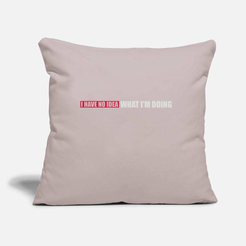 Aucune idée Housse de coussin décorative 45 x 45 cm