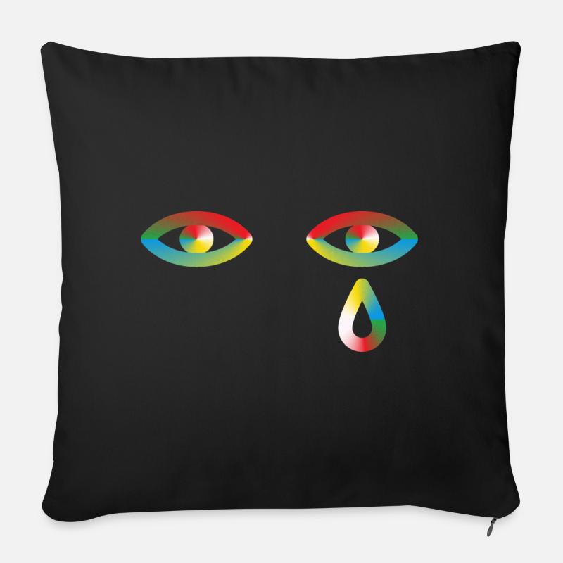 Your ignorance makes me cry - Sofakissenbezug 45 x 45 cm - Schwarz