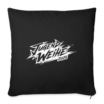 Youth Consecration 2026 - Sofa pillowcase 17,3'' x 17,3'' (45 x 45 cm) - black - Front