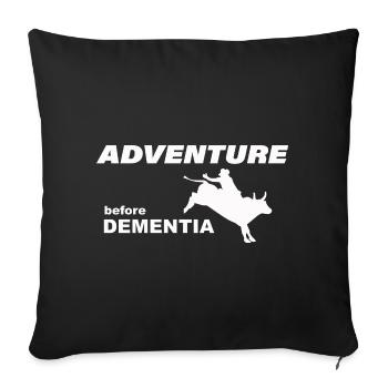 RODEO ADVENTURE - Sofa pillowcase 17,3'' x 17,3'' (45 x 45 cm) - black - Front