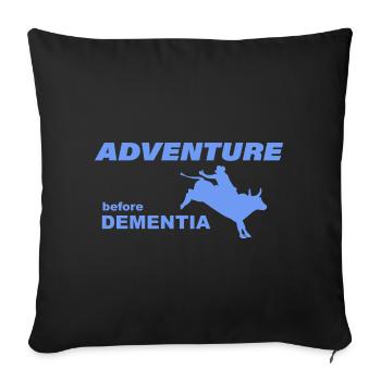 AVENTURE DE RODEO - Housse de coussin décorative 45 x 45 cm - noir - Devant