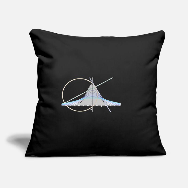 Mathematics - Evaluation, Integration, Gauss Sofa pillowcase 17,3'' x 17,3'' (45 x 45 cm)
