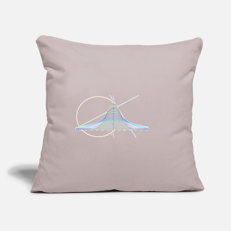 Nerd Math - évaluation, intégration, Gauss Housse de coussin décorative 45 x 45 cm